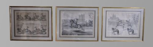 Set Of Three Engravings After Abraham Depenbeek