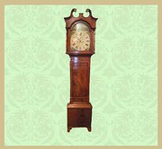 antique clocks & timepieces mahogany grandfather c Antique mahogany grandfather c
