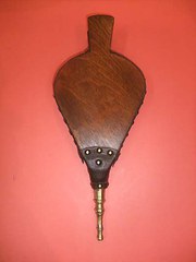 Antique oak bellows