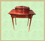 antique furniture edwardian inlaid ladies desk Edwardian inlaid ladies desk