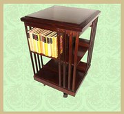 Edwardian revolving mahogany b
