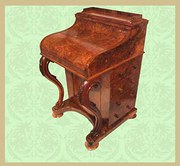 antique furniture victorian burr walnut pop up d Victorian burr walnut pop up D