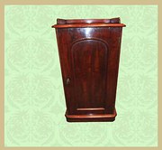 Victorian mahogany bedside cab