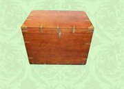 antique furniture victorian teak brass bound tru Victorian teak brass bound tru