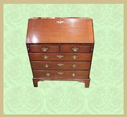 George III mahogany bureau 