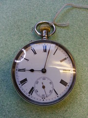 antique and vintage watches swiss lever silver poc ANTIQUE SWISS LEVER SILVER POC
