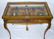 antique furniture 19th c french marquetry table 19th C French Marquetry Table