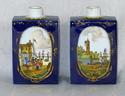 Decorative Pair 19th C Vienna