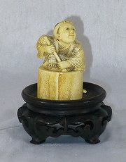 Signed 19th C Japanese Ivory C
