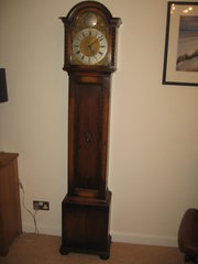 antique clocks & timepieces 1920s oak long case clock 1920s oak long case clock