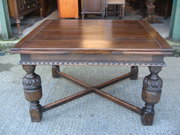 antique furniture style oak draw leaf ta Antique style oak draw leaf ta