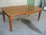 antique furniture victorian oak extending dining Victorian oak extending dining