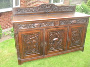 Victorian oak sideboard dresse