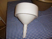 Ceramic funnel