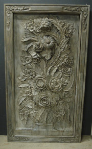 architectural antiques large carved wood decorative p Large carved wood decorative p