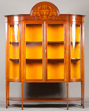 antique furniture edwardian display cabinet Edwardian Display Cabinet