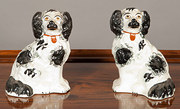 Pair Staffordshire Dogs