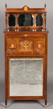 Rosewood Inlaid Cabinet