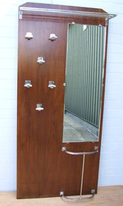 antique furniture french art deco walnut hallsta French art deco walnut hallsta