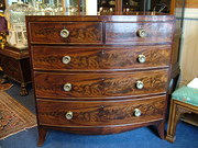Regency bow front Chest of Dra