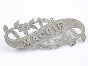 Silver Hallmarked 1901 Name Br