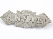 Silver Hallmarked 1901 Name Br