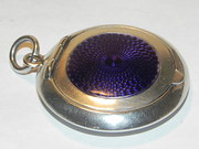 vintage vanity and fashion accessories art deco silver guilloche enam Art Deco Silver Guilloche Enam