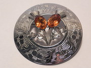 Huge Vintage Silver MIZPAH Sco