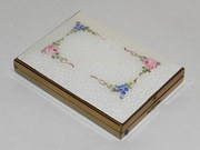 vintage vanity and fashion accessories rare guilloche enamel miniatur Rare Guilloche Enamel Miniatur