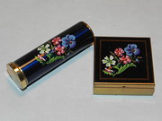 vintage vanity and fashion accessories vintage asb mascot enamel pill Vintage ASB Mascot Enamel Pill