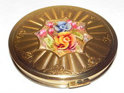 vintage vanity and fashion accessories vintage melissa lucite powder Vintage Melissa Lucite Powder