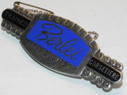 Vintage Silver Enamel Berlei C