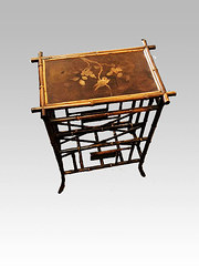 Bamboo magazine rack