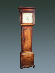 antique clocks & timepieces oak grandfather clock Oak Grandfather clock