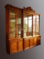 Pollard oak library bookcase