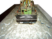 antique toys prawn trawler metal Prawn trawler metal