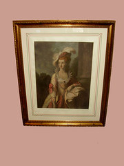 antique art, paintings, pictures print of lady Print of Lady