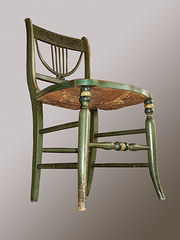 Regency painted chair