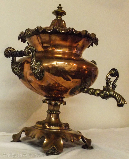 Antiques Atlas Victorian Copper Tea Urn.