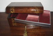 Antique Mahogany domed banded