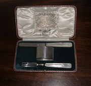 Vintage silver childs knifefor