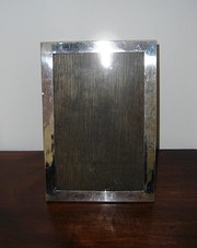 Vintage solid silver frame Oak