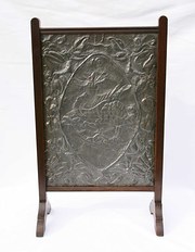 Arts and Crafts Oak and Pewter