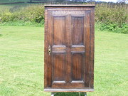 18th ct Oak Corner Cupboard