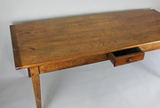 antique furniture french elm farmhouse dining ta French elm farmhouse dining ta