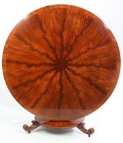 antique furniture large round mahogany breakfast Large round mahogany breakfast