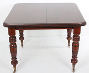 antique furniture mahogany extending dining tabl Mahogany extending dining tabl