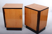 Pair of Art Deco Satin Birch B