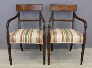 antique furniture pair of regency mahogany carve Pair of regency mahogany carve