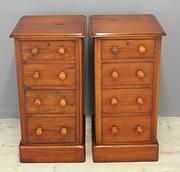 Pair of victorian mahogany bed